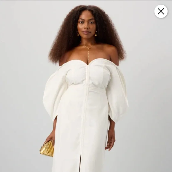 Mara Hoffman Leonara Linen-Blend Midi Dress